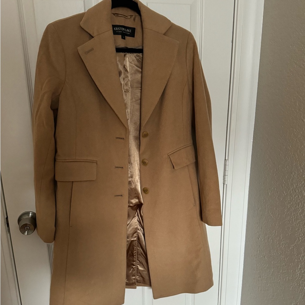 Wool blend winter coat